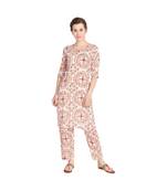 Printed Kurta with Printed Palazzo Pants Set