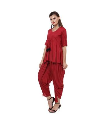 Solid Stylish Kurta with Dhoti Set 2