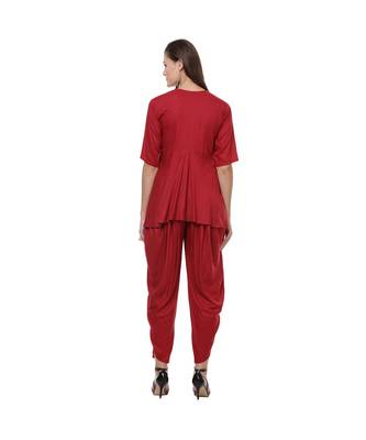 Solid Stylish Kurta with Dhoti Set 3