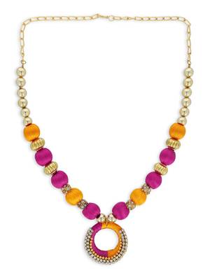 Girls Gold Ethnic Necklace Set 2