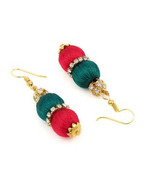 Girls Green Ethnic Necklace Set 4