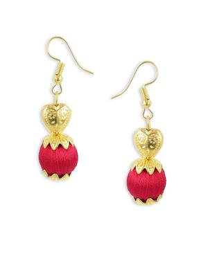 Girls Red Ethnic Necklace Set 3