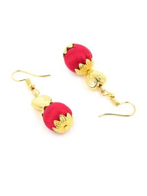 Girls Red Ethnic Necklace Set 4