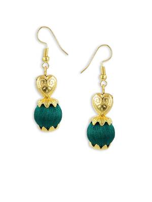 Girls Green Ethnic Necklace Set 4