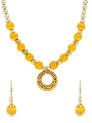 Girls Gold Ethnic Necklace Set 1