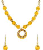 Girls Gold Ethnic Necklace Set
