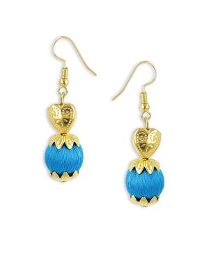 Girls Blue Ethnic Necklace Set 3