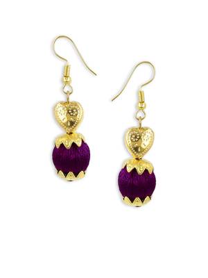 Girls Purple Ethnic Necklace Set 3