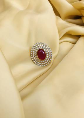 Gold cubic zirconia rings 1