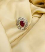 Gold cubic zirconia rings