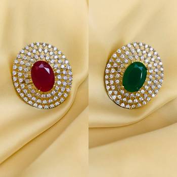Gold cubic zirconia rings 1