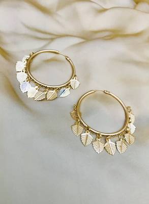 Gold cubic zirconia earrings 3