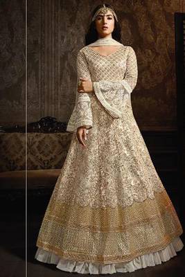 White Embroidered Net Salwar 1
