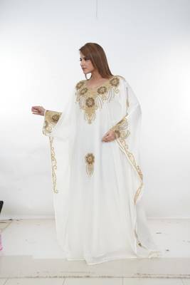 Dubai Kaftan Women Dress Long Gown Farasha Morocco Wear 3
