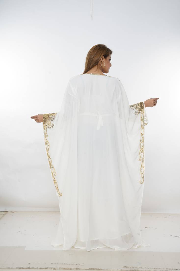 Dubai Kaftan Women Dress Long Gown Farasha Morocco Wear