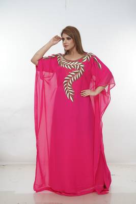 Dubai Kaftan Women Dress Long Gown Farasha Morocco Wear 1