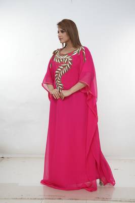 Dubai Kaftan Women Dress Long Gown Farasha Morocco Wear 2