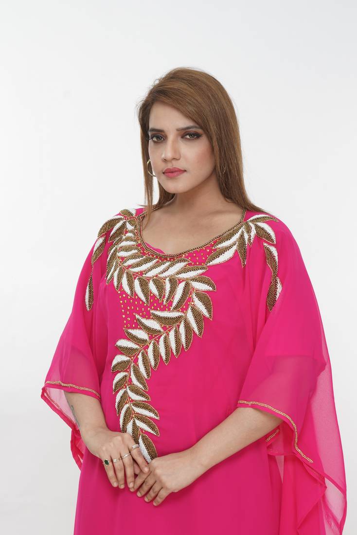 Dubai Kaftan Women Dress Long Gown Farasha Morocco Wear