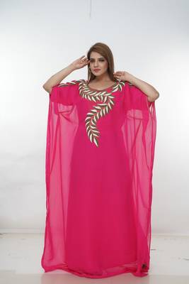 Dubai Kaftan Women Dress Long Gown Farasha Morocco Wear 4