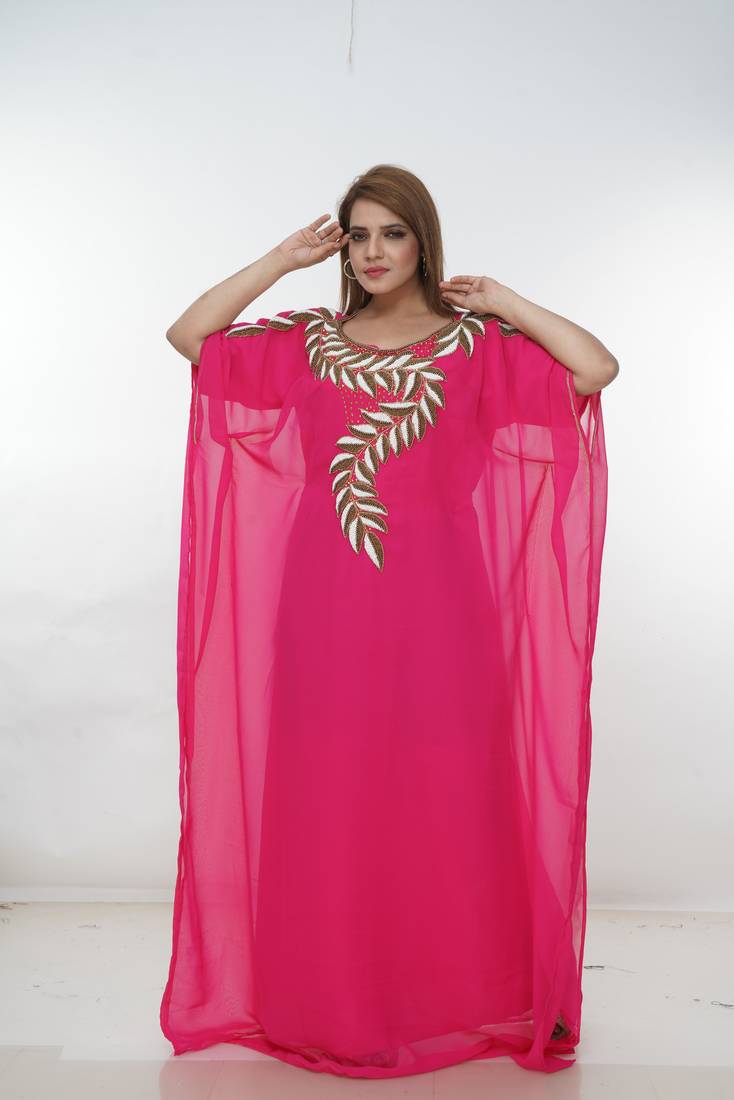 Dubai Kaftan Women Dress Long Gown Farasha Morocco Wear