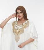 Dubai Kaftan Women Dress Long Gown Farasha Morocco Wear