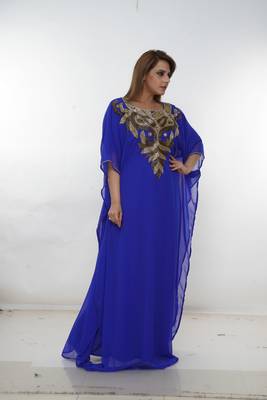 Dubai Kaftan Women Dress Long Gown Farasha Morocco Wear 2