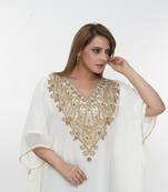 Dubai Kaftan Women Dress Long Gown Farasha Morocco Wear