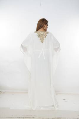 Dubai Kaftan Women Dress Long Gown Farasha Morocco Wear 4
