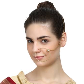 Multicolor Cubic Zirconia Nose Ring 1