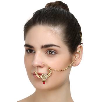 Multicolor Cubic Zirconia Nose Ring 1