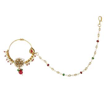 Multicolor Cubic Zirconia Nose Ring 3