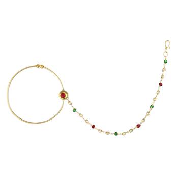 Multicolor Cubic Zirconia Nose Ring 3