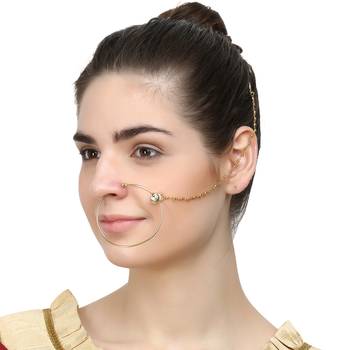 Multicolor Cubic Zirconia Nose Ring 1