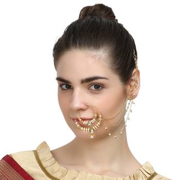 Multicolor Cubic Zirconia Nose Ring 1