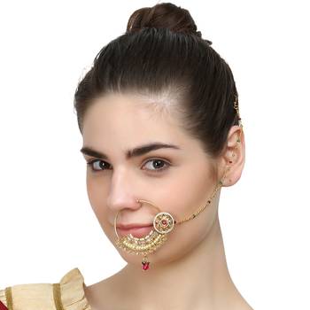 Multicolor Cubic Zirconia Nose Ring 1