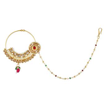 Multicolor Cubic Zirconia Nose Ring 3