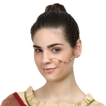 Multicolor Cubic Zirconia Nose Ring 1