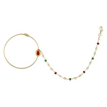 Multicolor Cubic Zirconia Nose Ring 3