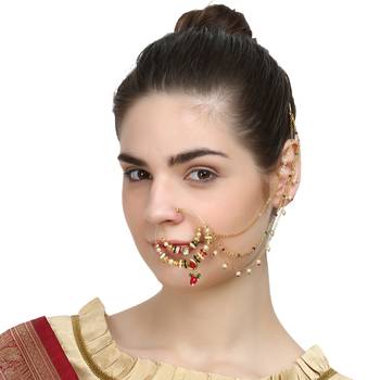 Multicolor Cubic Zirconia Nose Ring 2