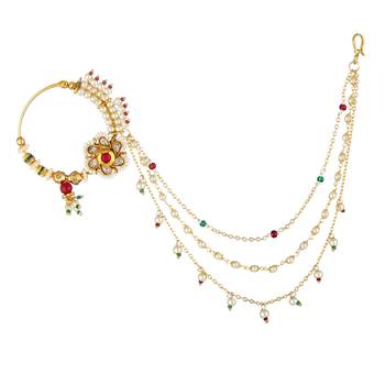 Multicolor Cubic Zirconia Nose Ring 3