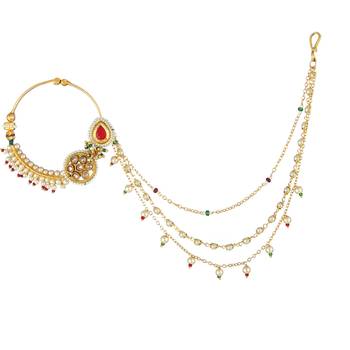 Multicolor Cubic Zirconia Nose Ring 3