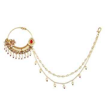 Multicolor Cubic Zirconia Nose Ring 4
