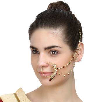 Multicolor Cubic Zirconia Nose Ring 1