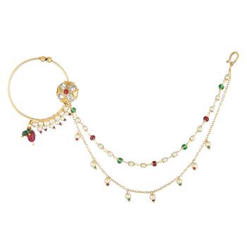 Multicolor Cubic Zirconia Nose Ring 3