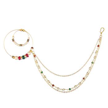 Multicolor Cubic Zirconia Nose Ring 3