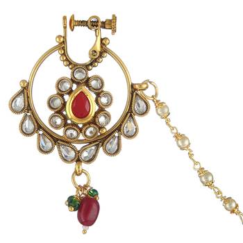 Multicolor Cubic Zirconia Nose Ring 2