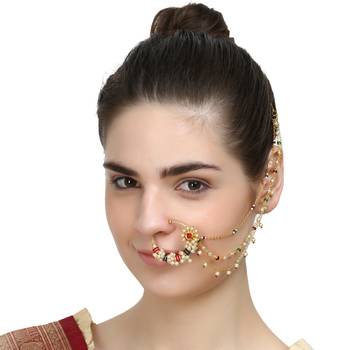 Multicolor Cubic Zirconia Nose Ring 1