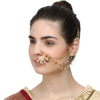 Multicolor Cubic Zirconia Nose Ring 2