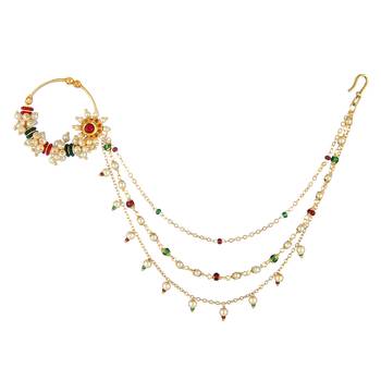 Multicolor Cubic Zirconia Nose Ring 4