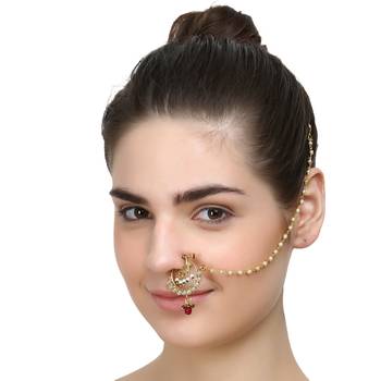 Multicolor Cubic Zirconia Nose Ring 1